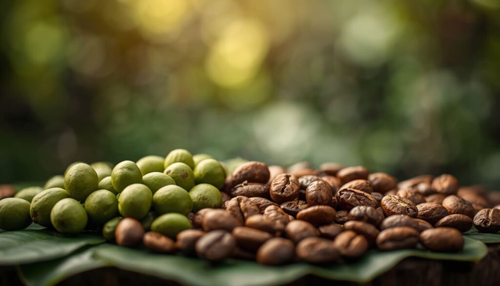biji kopi hutan kemuning temanggung robusta shade grown