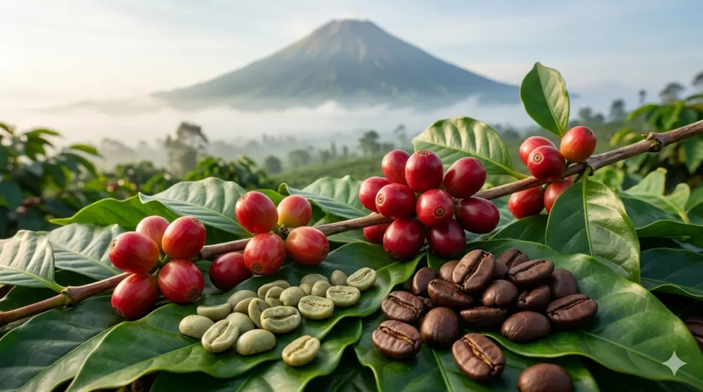 Biji kopi Temanggung asli robusta dan arabika spesialti grade premium