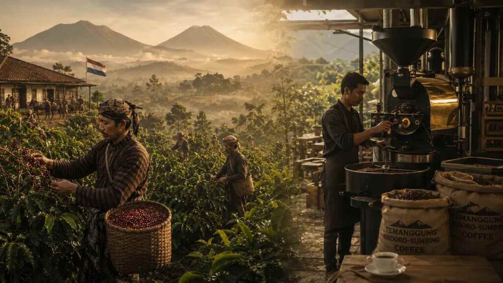 perbandingan sejarah kopi Temanggung dari era kolonial hingga modern