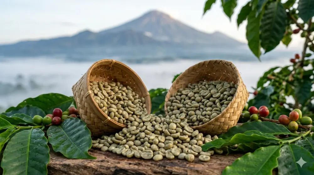 Supplier kopi robusta Temanggung asli green bean terbaik