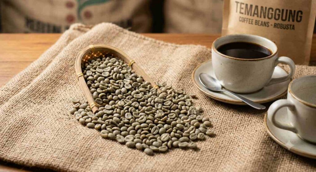 Green bean kopi Temanggung kualitas premium siap ekspor